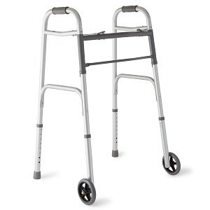 Walker, 2 button 5" wheel by Medline