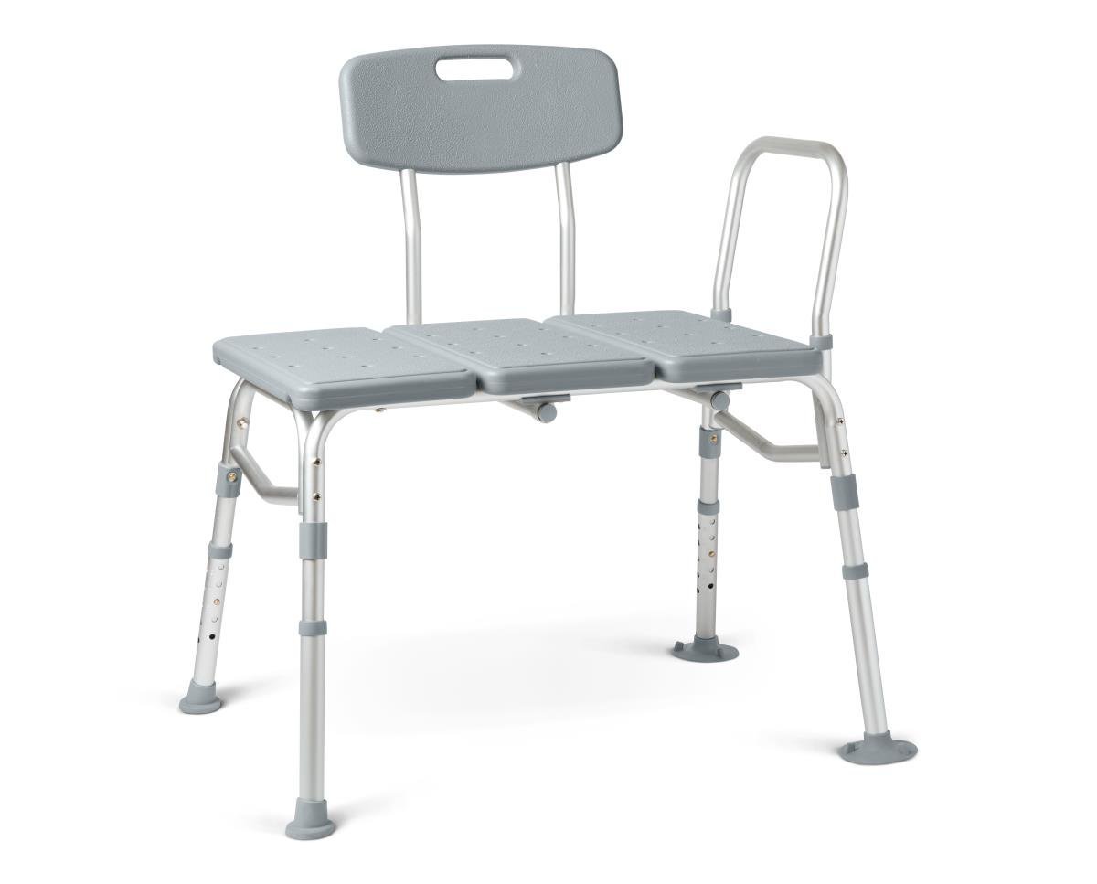 Transfer Bench with Back by Medline