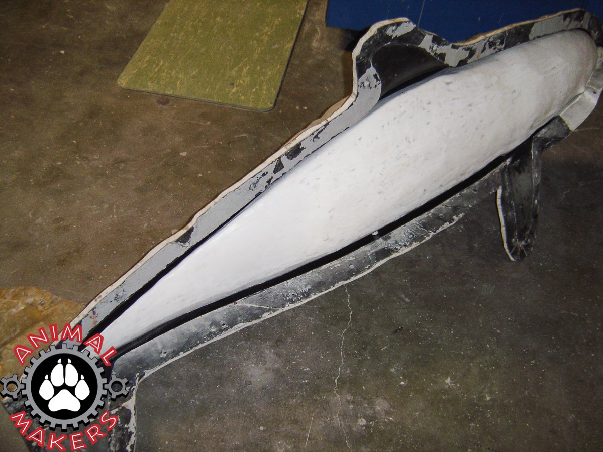 animatronic dolphin mold work