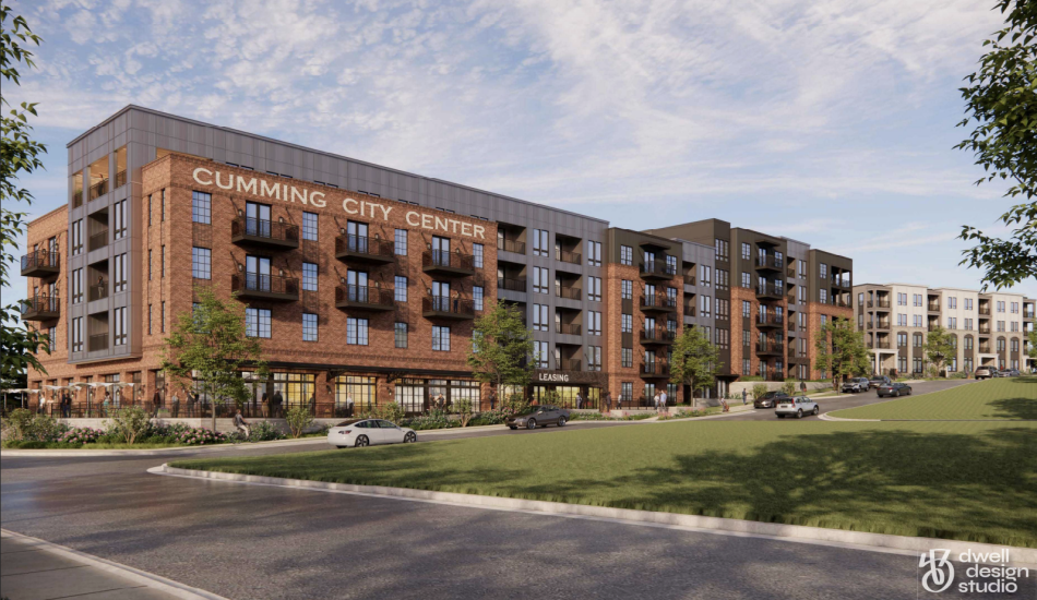 Overlook Apartments Break Ground at Cumming City Center