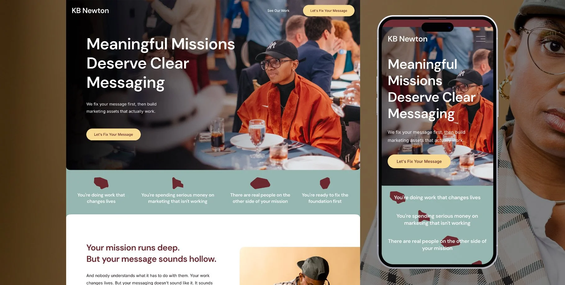 Content Creator Website Design・Squarespace・StoryBrand