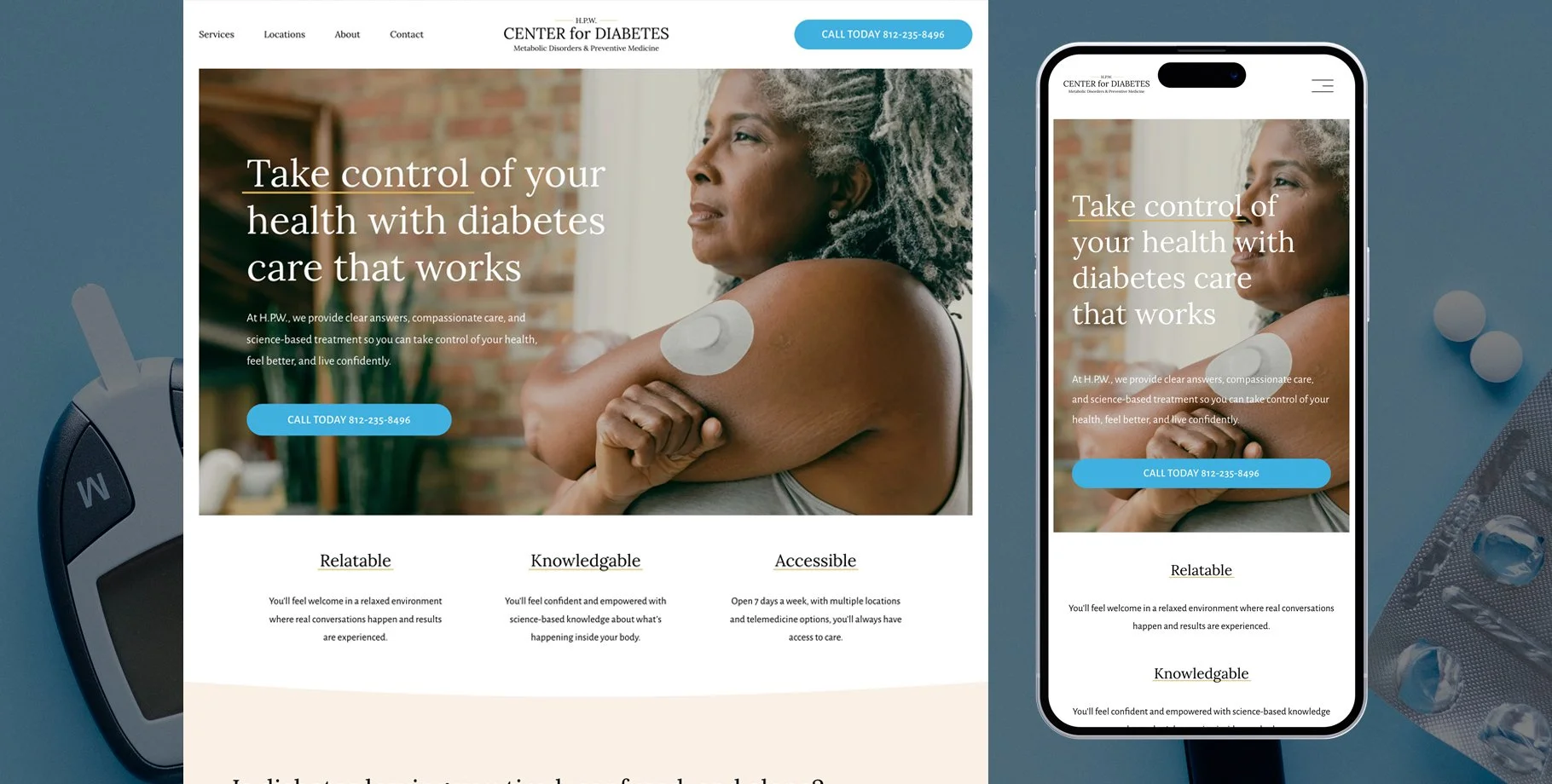 Healthcare Practice Website Design・Squarespace・StoryBrand