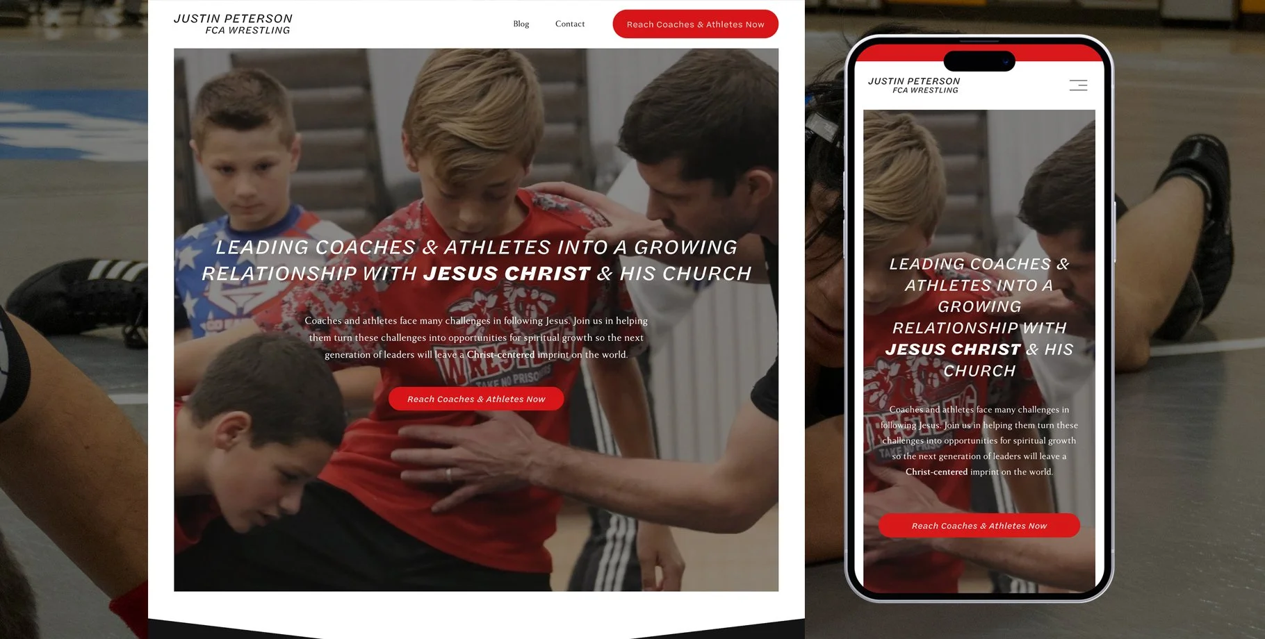 FCA Ministry Website Design・Squarespace・StoryBrand