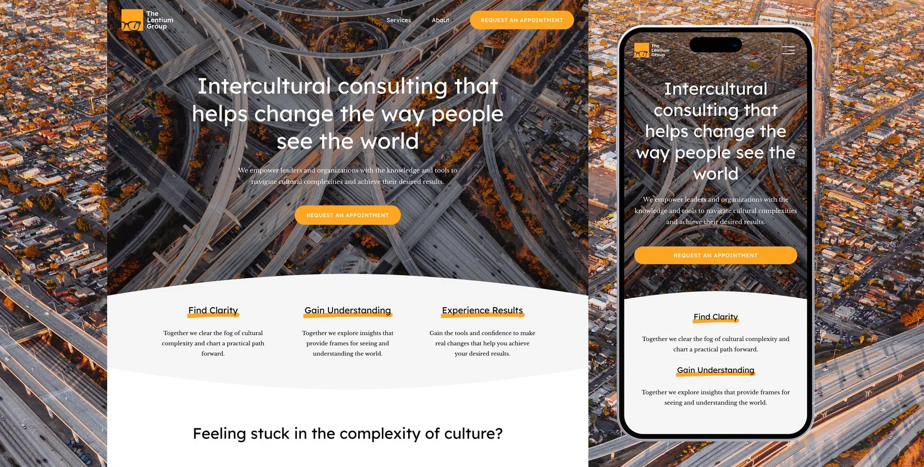 Culture Consultant Website Design・Squarespace・StoryBrand
