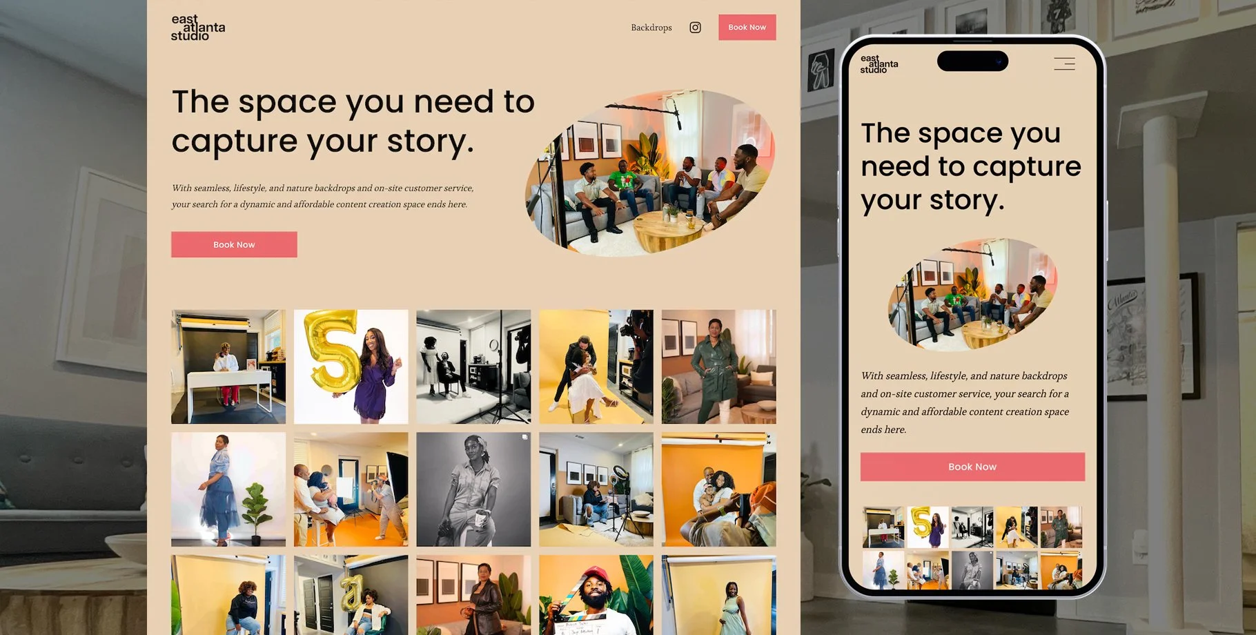 Content Studio Website Design・Squarespace・StoryBrand