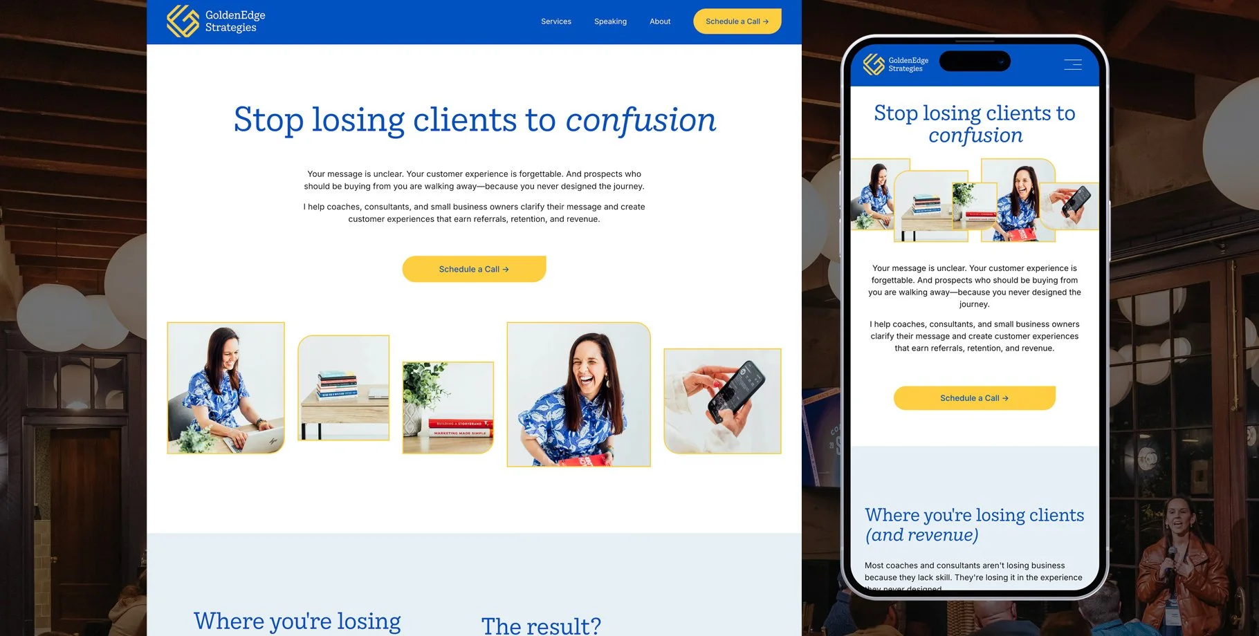 Marketing Strategist Website Design・Squarespace・StoryBrand