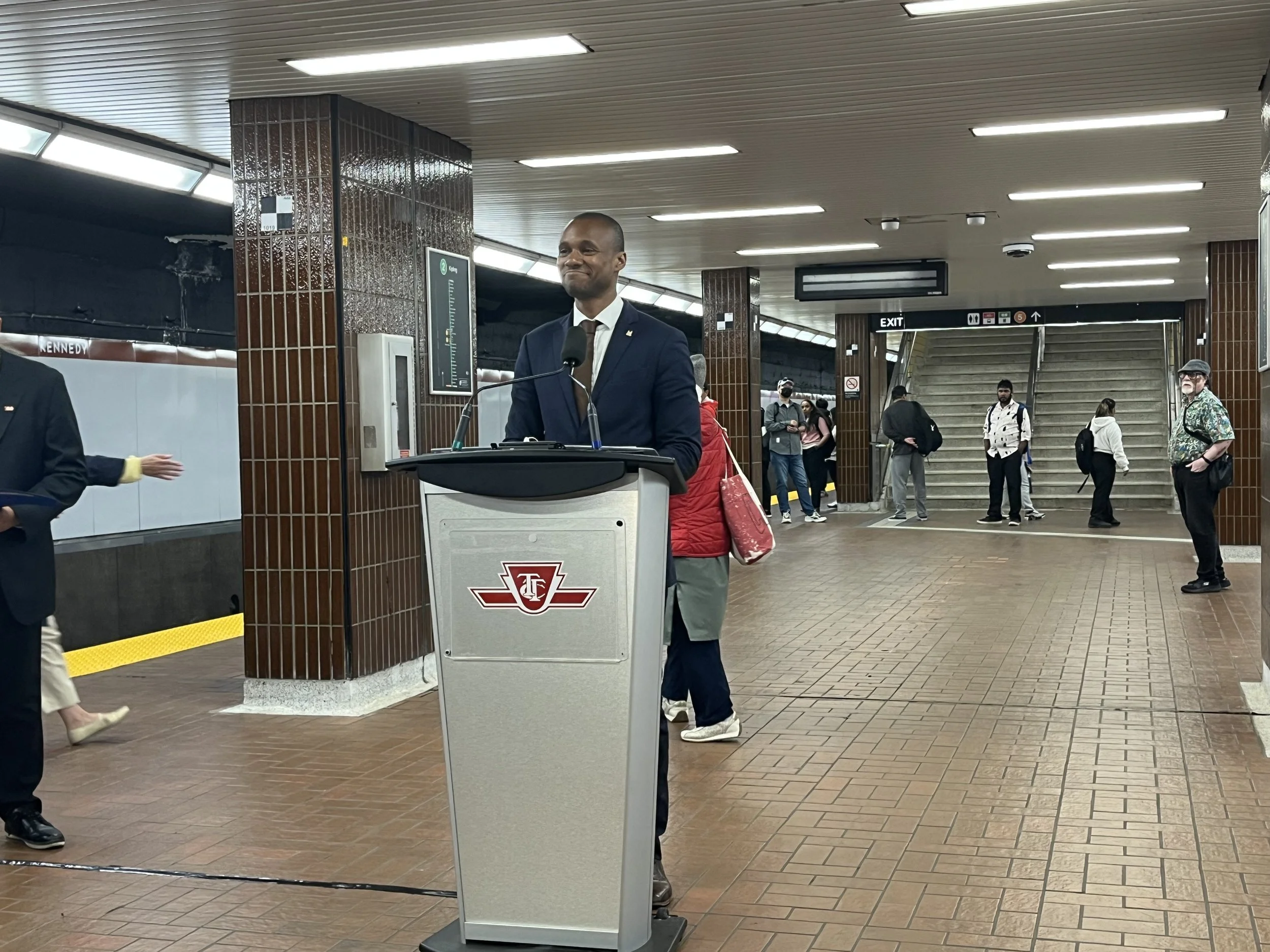 TTC CHAIR JAMAAL MYERS ANNOUNCES SYSTEM-WIDE ROLLOUT OF ‘SAM’ AT KENNEDY STATION