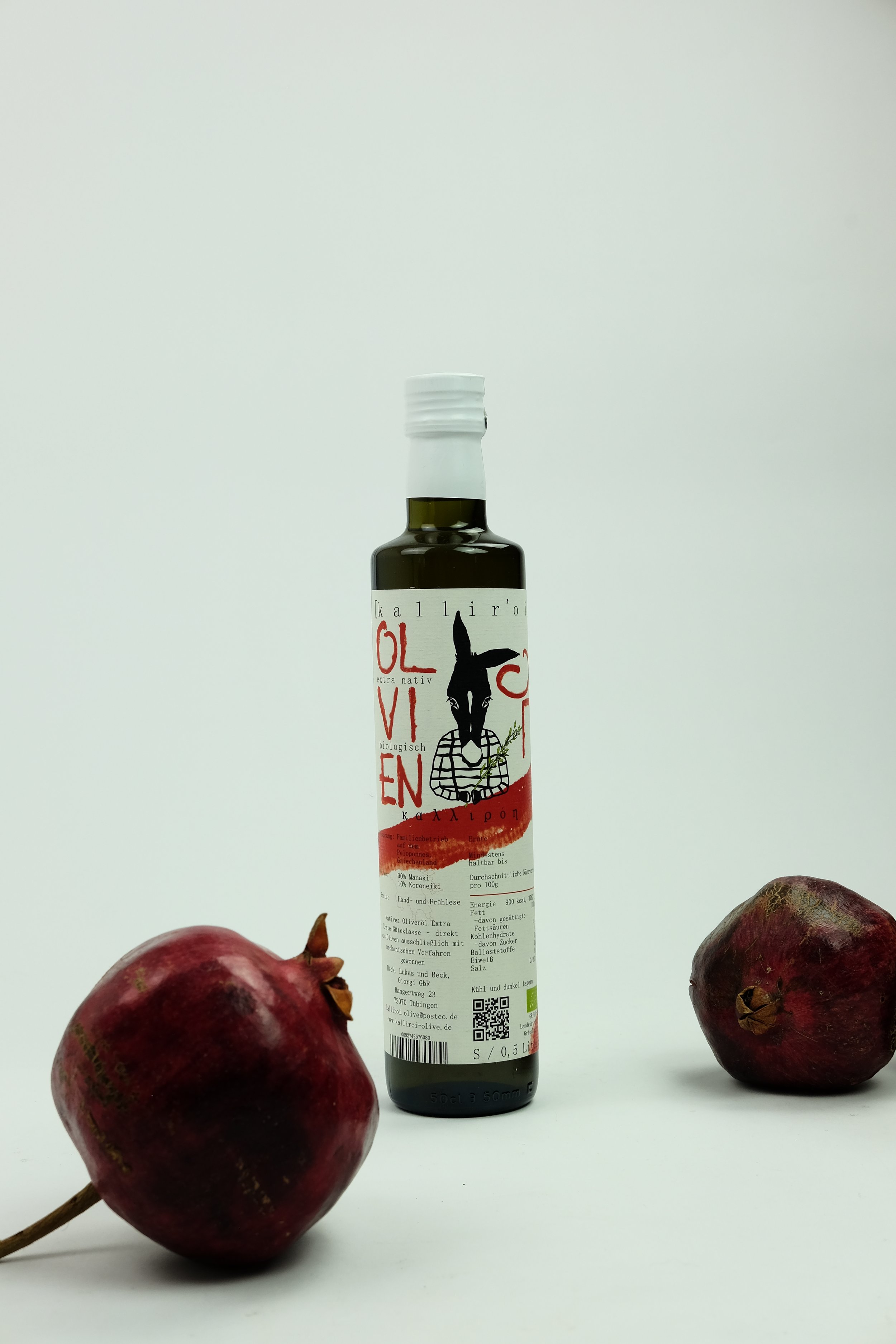 Glasflasche 0,5 l Manaki biologisch