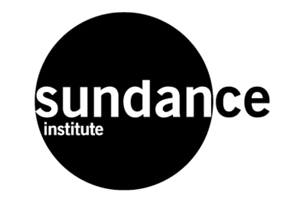 Sundance Institute logo with black circle background and white text.