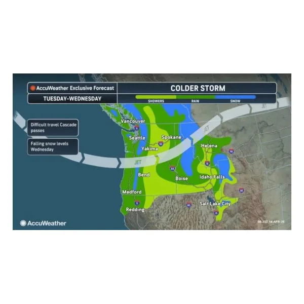 Multiple storms to usher in rain and mountain snow to the West - accuweather