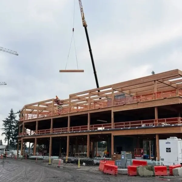 Mass Timber Building Tops Out at Western State Hospital - acppubs