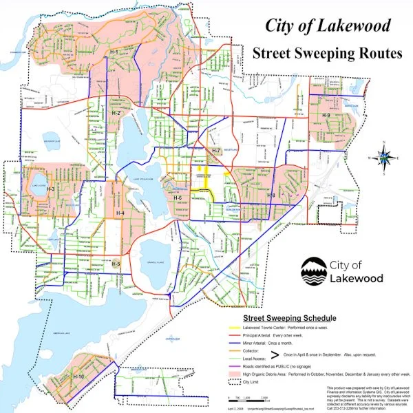 Lakewood Street Sweeping Focuses on Fall Leaf Cleanup | LKW