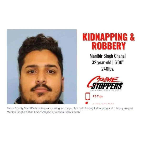 A Pierce County kidnapping/robbery suspect is at large. Have you seen him? | tnt