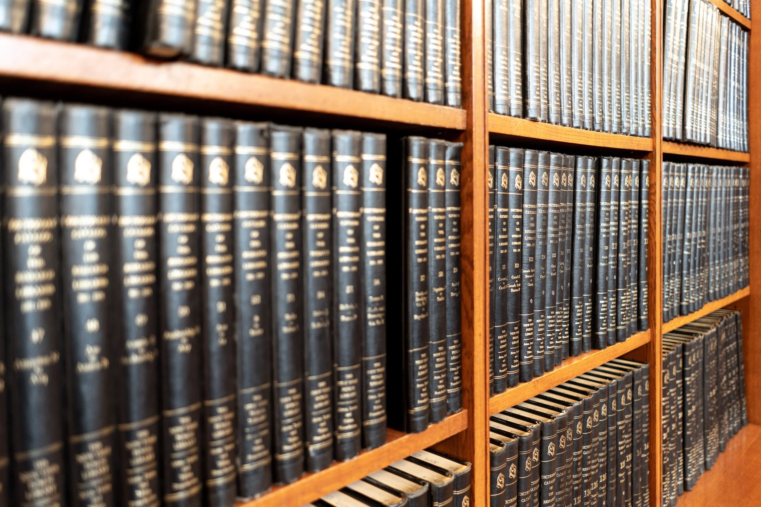 Book case with books