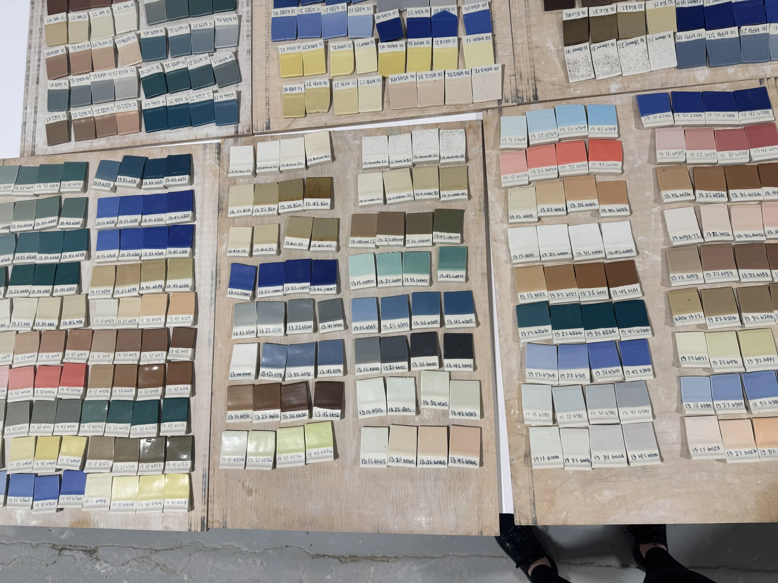 Our full development color palette. 