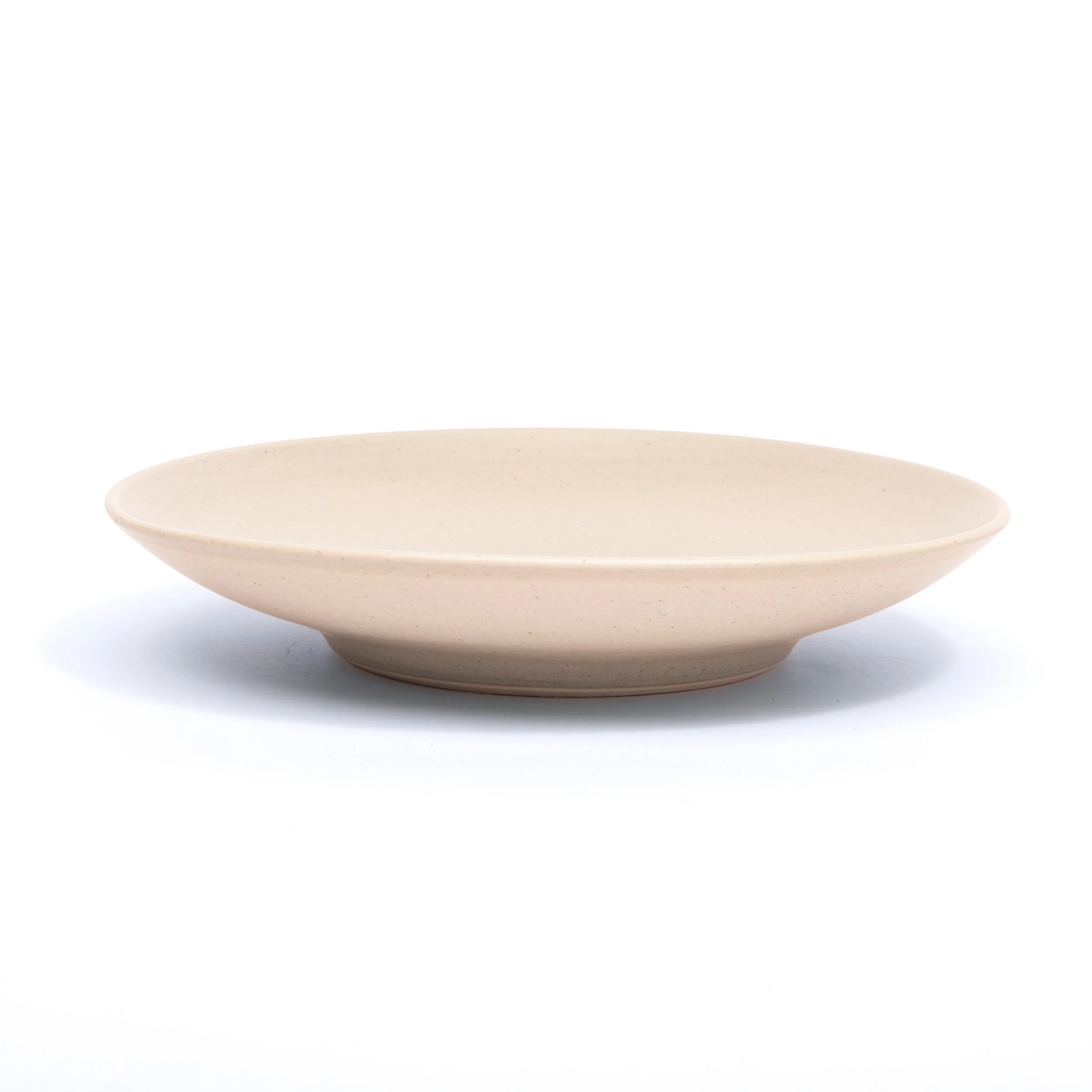 Cradle Plate 9.25" in Roux, handcrafted porcelain | Myrth Ceramics