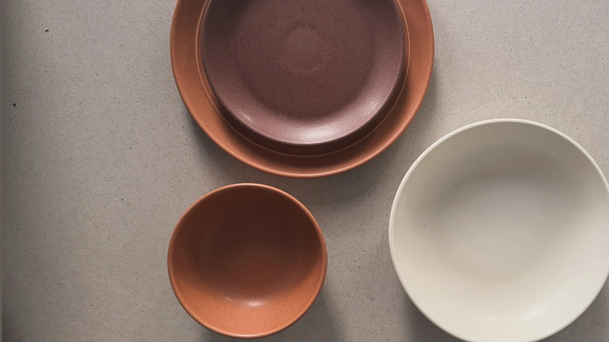 Myrth handcrafted porcelain wedding registry dinnerware