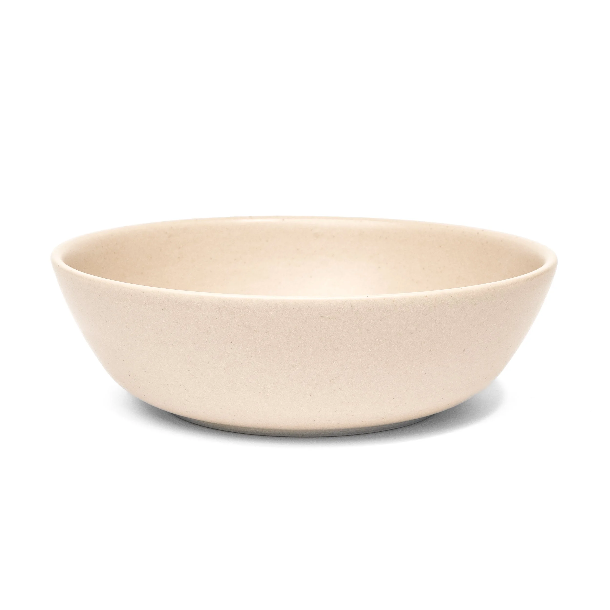 Handcrafted porcelain Feast bowl, 10 inch, 64 fluid ounce, shown in Roux glaze — Myrth Ceramics