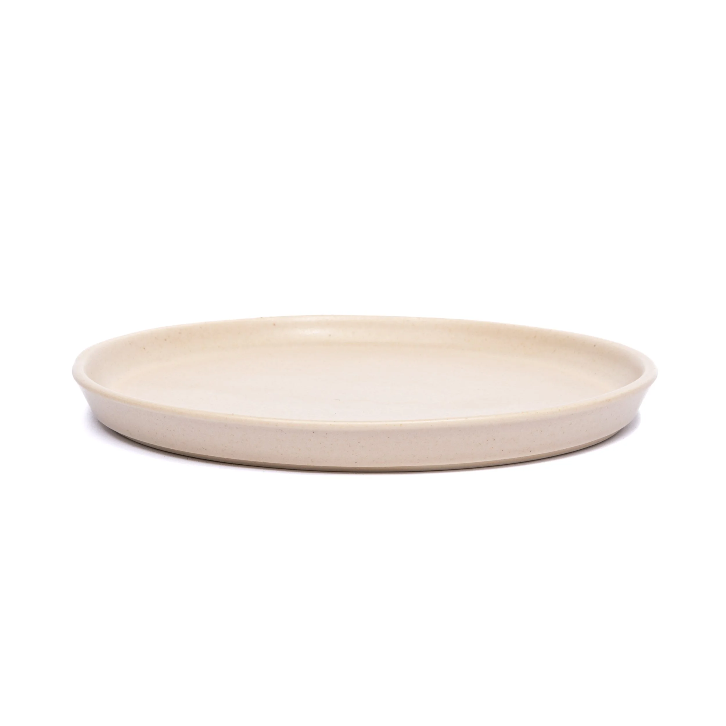 Frame Plate 9.25" in Roux, handcrafted porcelain | Myrth Ceramics