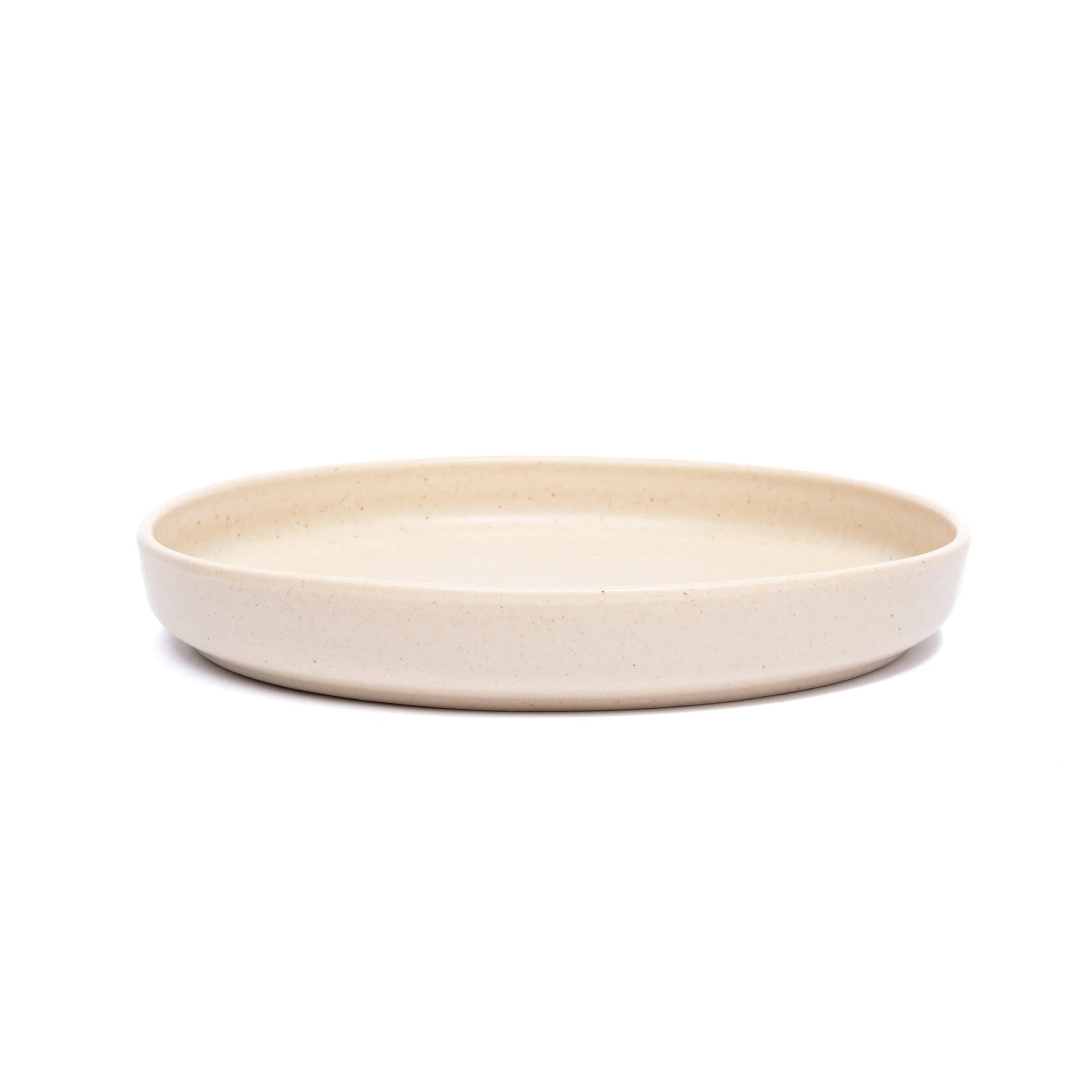 Pool Plate 7.5" in Roux, handcrafted porcelain | Myrth Ceramics
