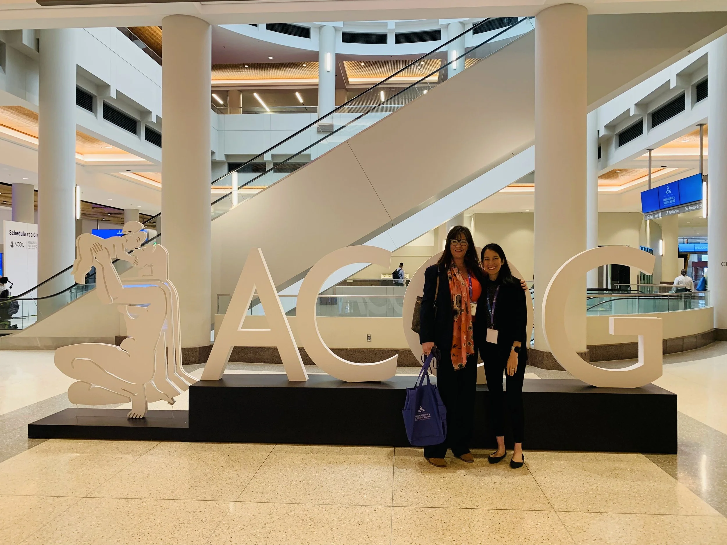 With women's health champion Katie Severt at ACOG 2025