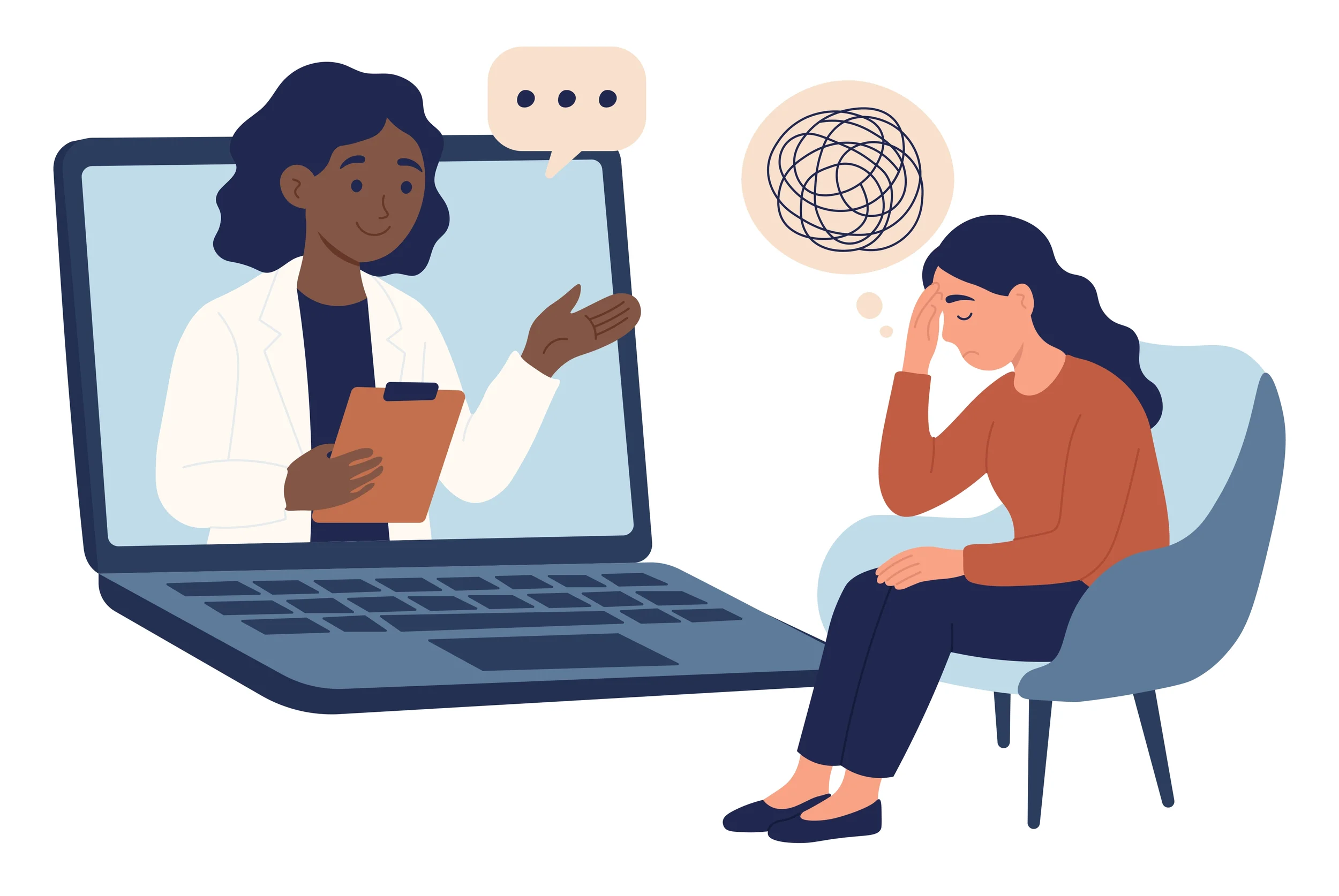 Remote Telehealth for Anxiety Treatment