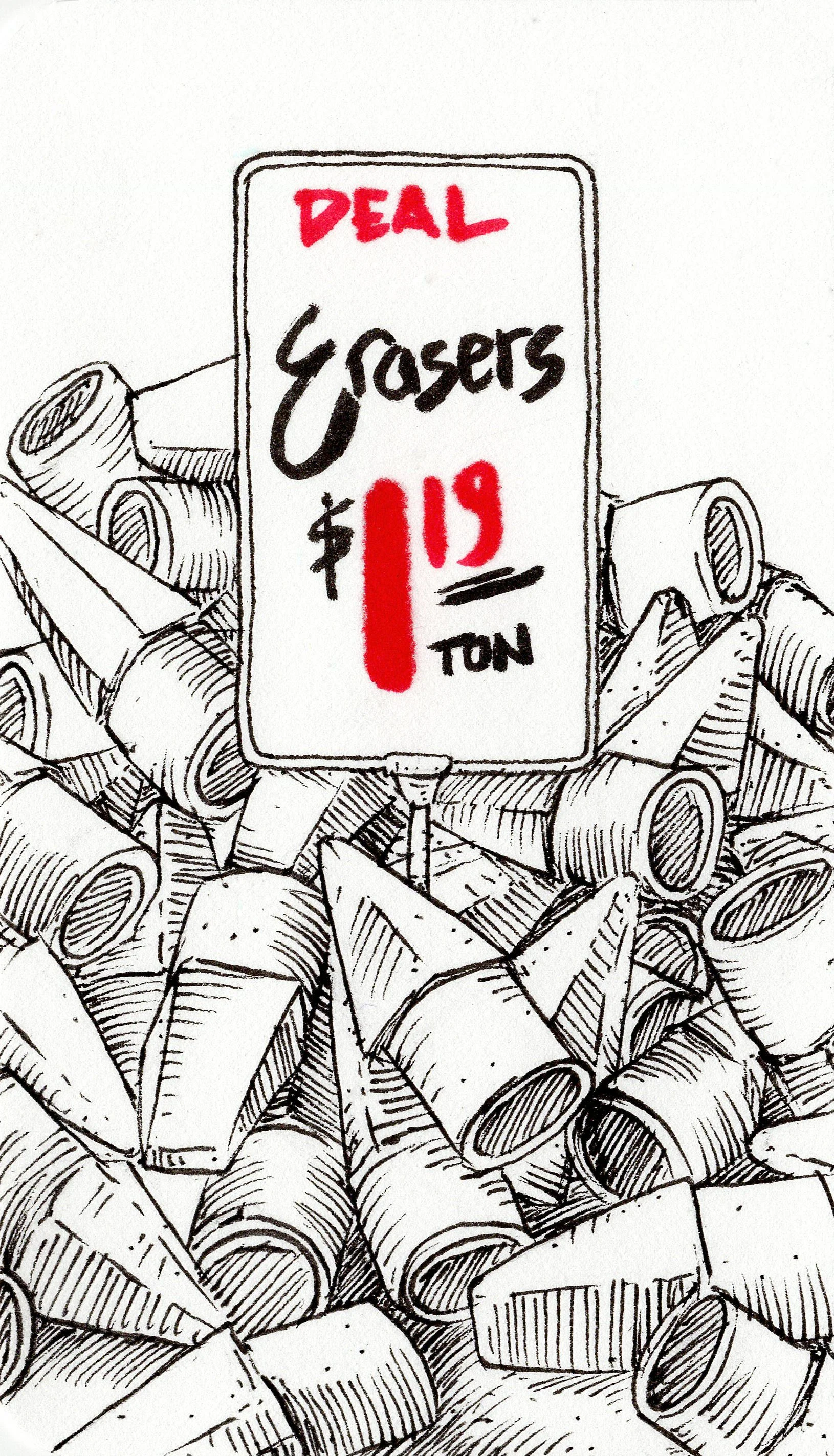 INKTOBER 2025 • Day 18 • “DEAL”