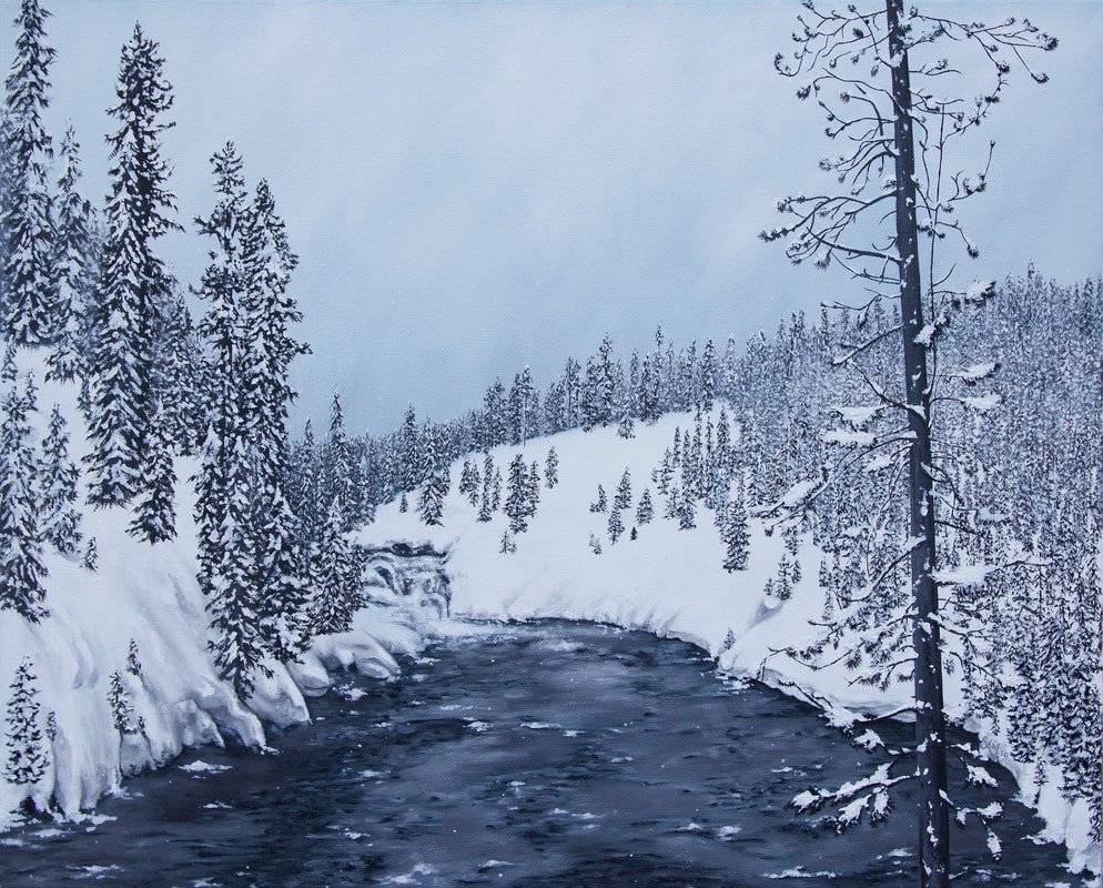 Colorado Winter Wonderland • oil on canvas • 11x14”