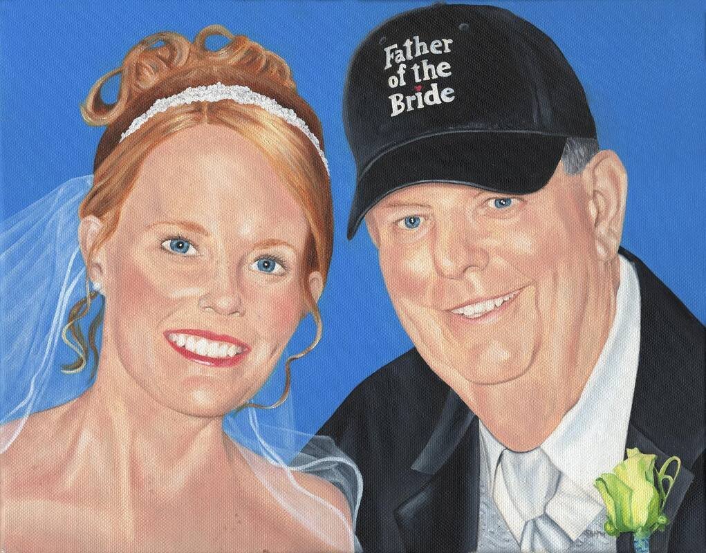 Father of the Bride • oil on canvas • 16x20”