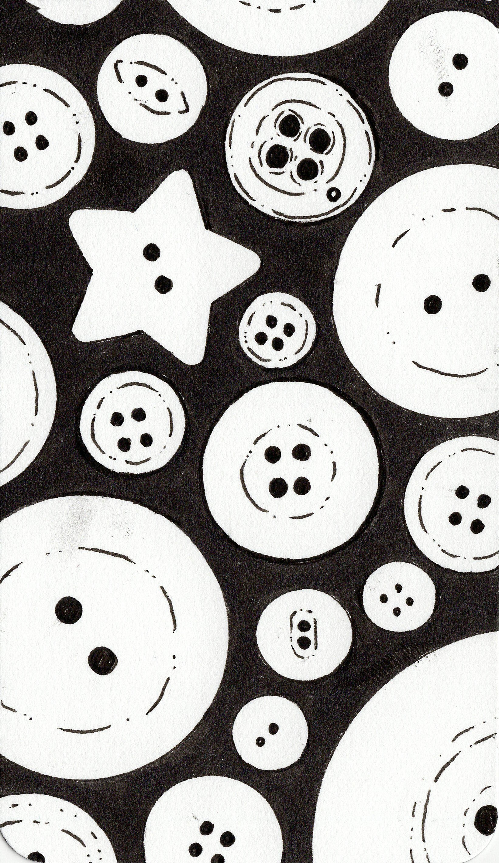 INKTOBER 2025 • Day 22 • “BUTTON”