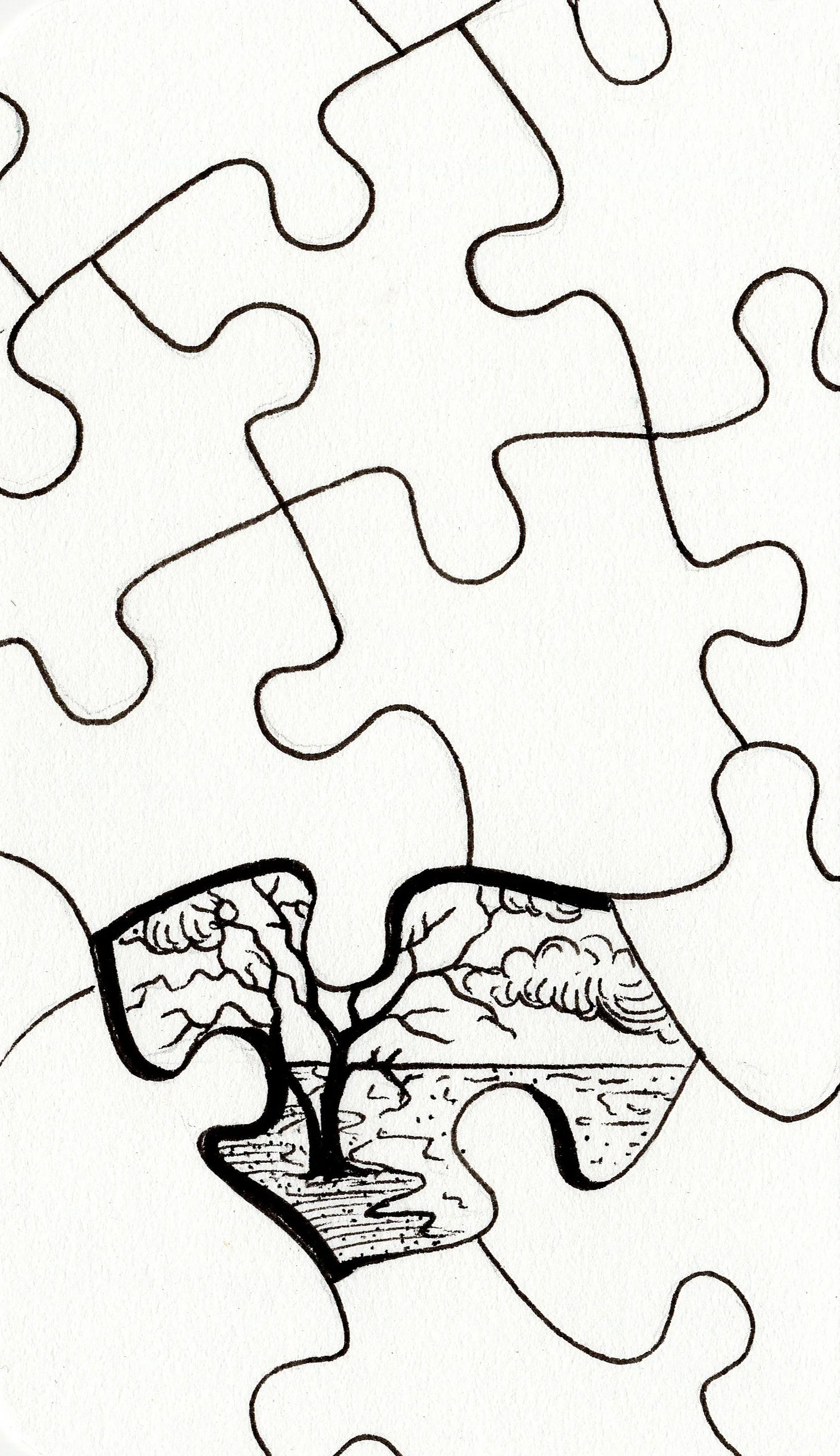 INKTOBER 2025 • Day 26 • “PUZZLING”