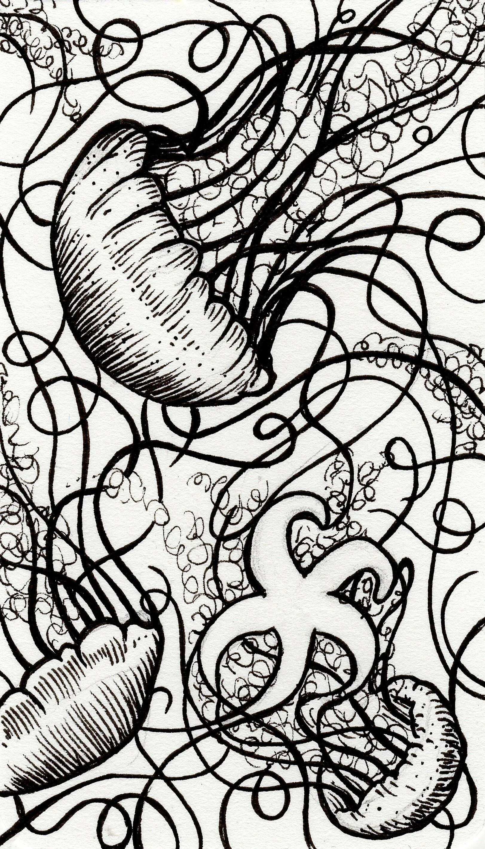 INKTOBER 2025 • Day 7 • “STARFISH”