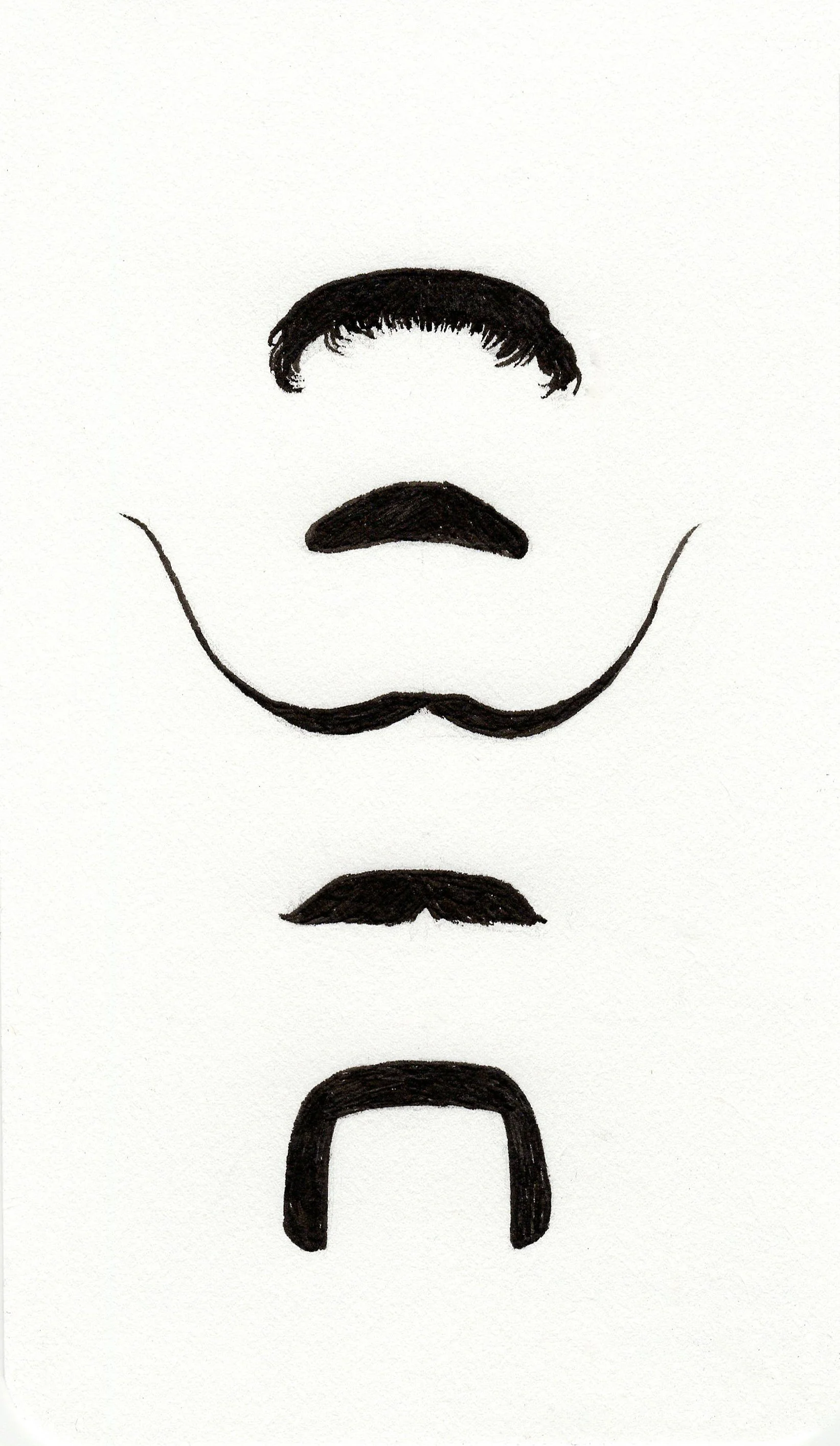 INKTOBER 2025 • Day 1 • “MUSTACHE”