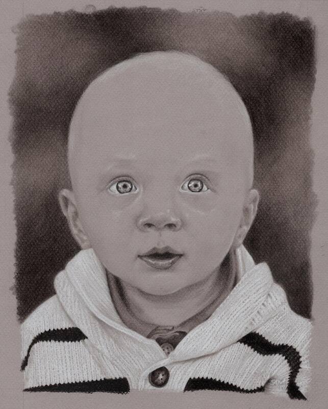 Maddox • chalk pastels on toned paper • 10x8”