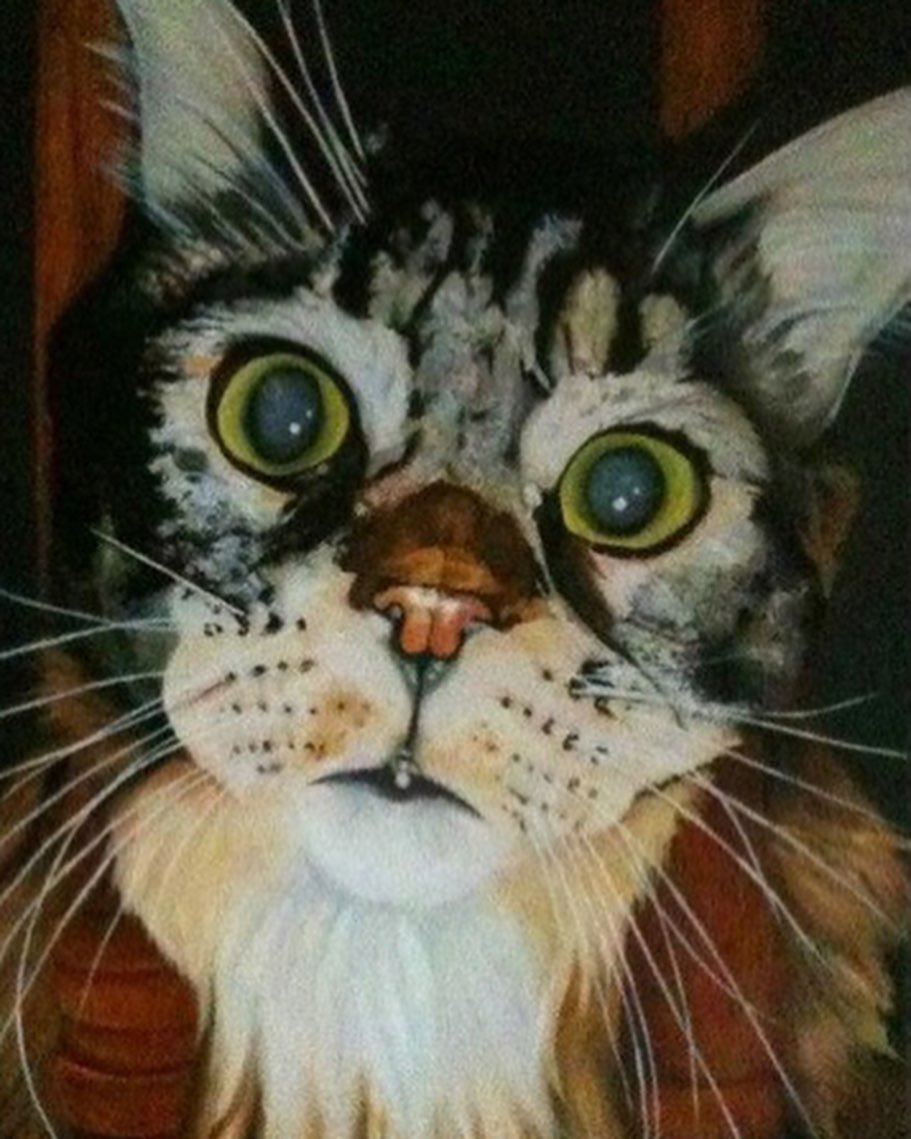 Kitty • oil on canvas • 20x10”