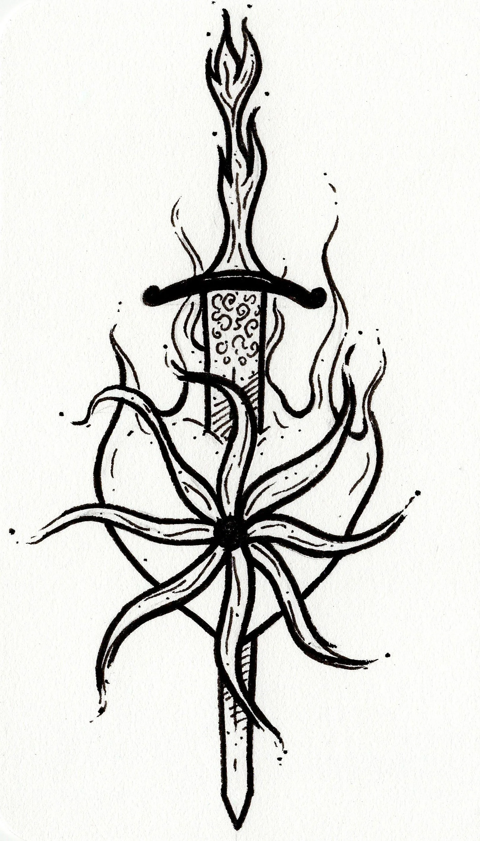 INKTOBER 2025 • Day 25 • “INFERNO”