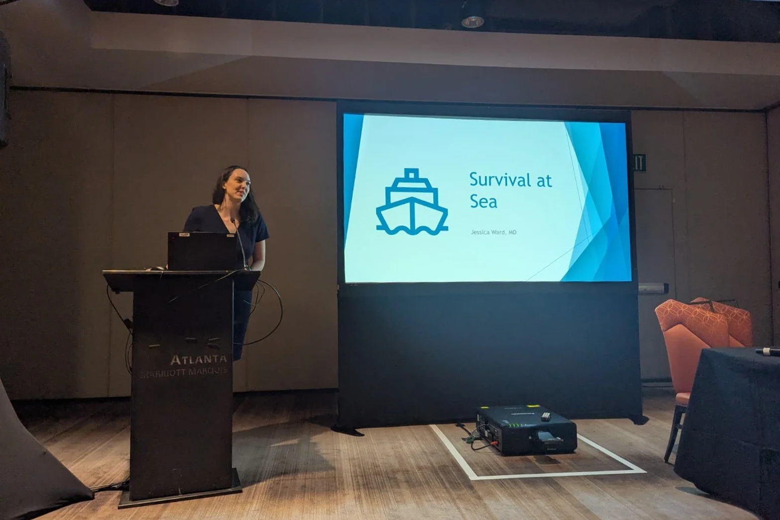 Dr. Jessica Ward Tackles Survival at Sea at SAEM26