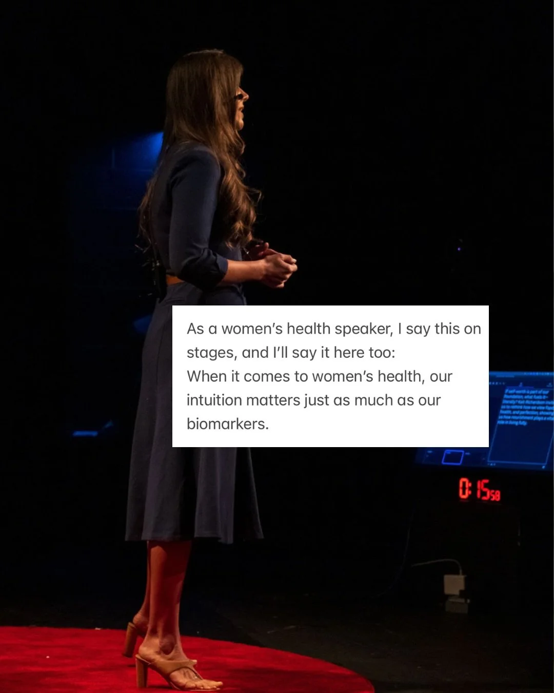 If you can listen to a Huberman Lab podcast for 3 hours, you can turn off the noise and listen to your body for 30 seconds.

I&rsquo;m serious. 

Understanding your body&rsquo;s hunger &amp; fullness cues, stress responses, cyclical changes, and ener
