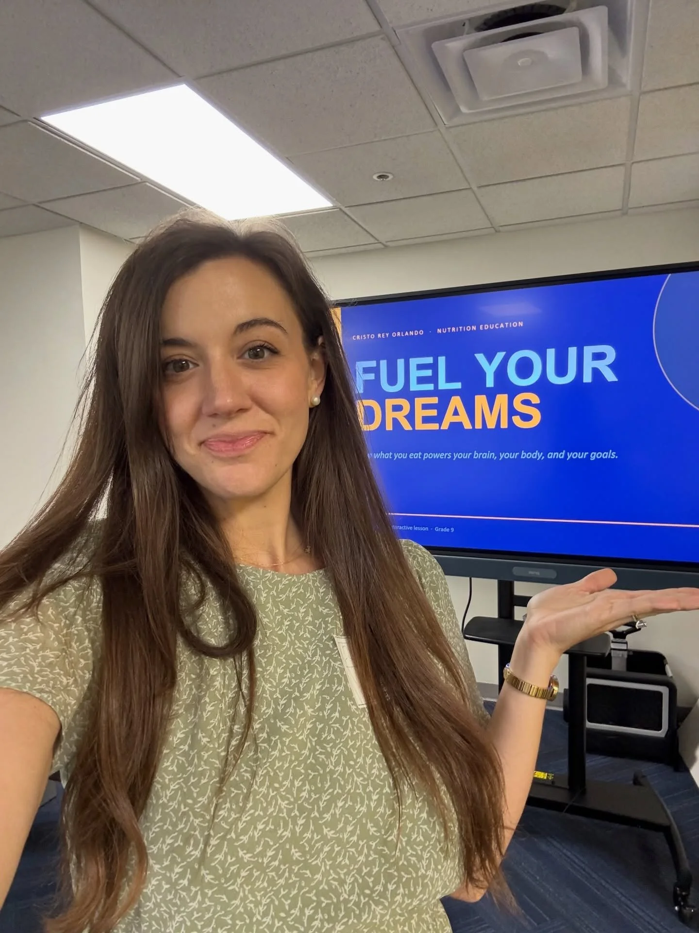 That&rsquo;s a wrap on 4 nutrition talks for students at Cristo Rey Orlando !

We did a deep dive into how nutrition fuels both our bodies and brains, so students can go into the world and accomplish their biggest goals without fizzling out 🧠 

The 