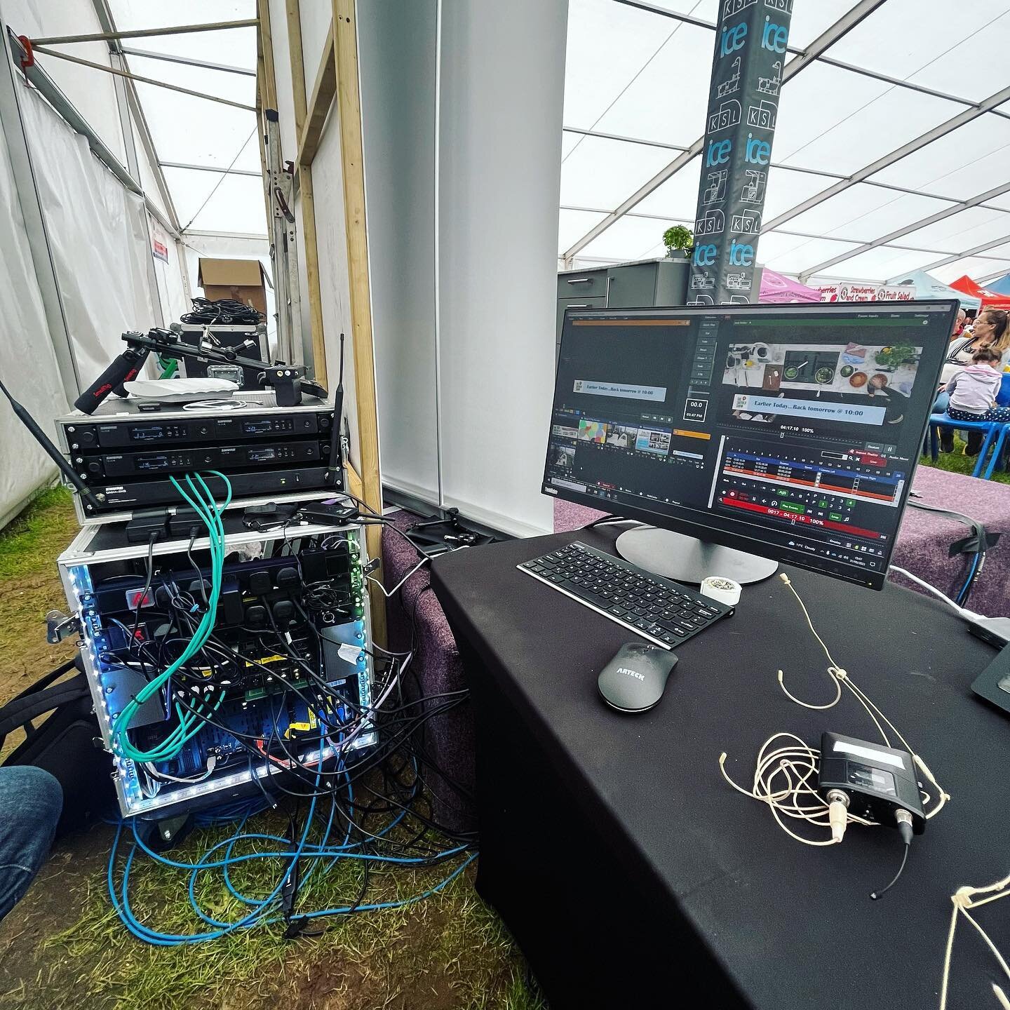 That&rsquo;s a wrap for day 1 of the #suffolkshow! We&rsquo;ll be back again tomorrow providing live cameras for the @icesuffolk kitchen in the food tent! 

#food #liveproduction #cameras #av #videography #media #display #suffolk #show