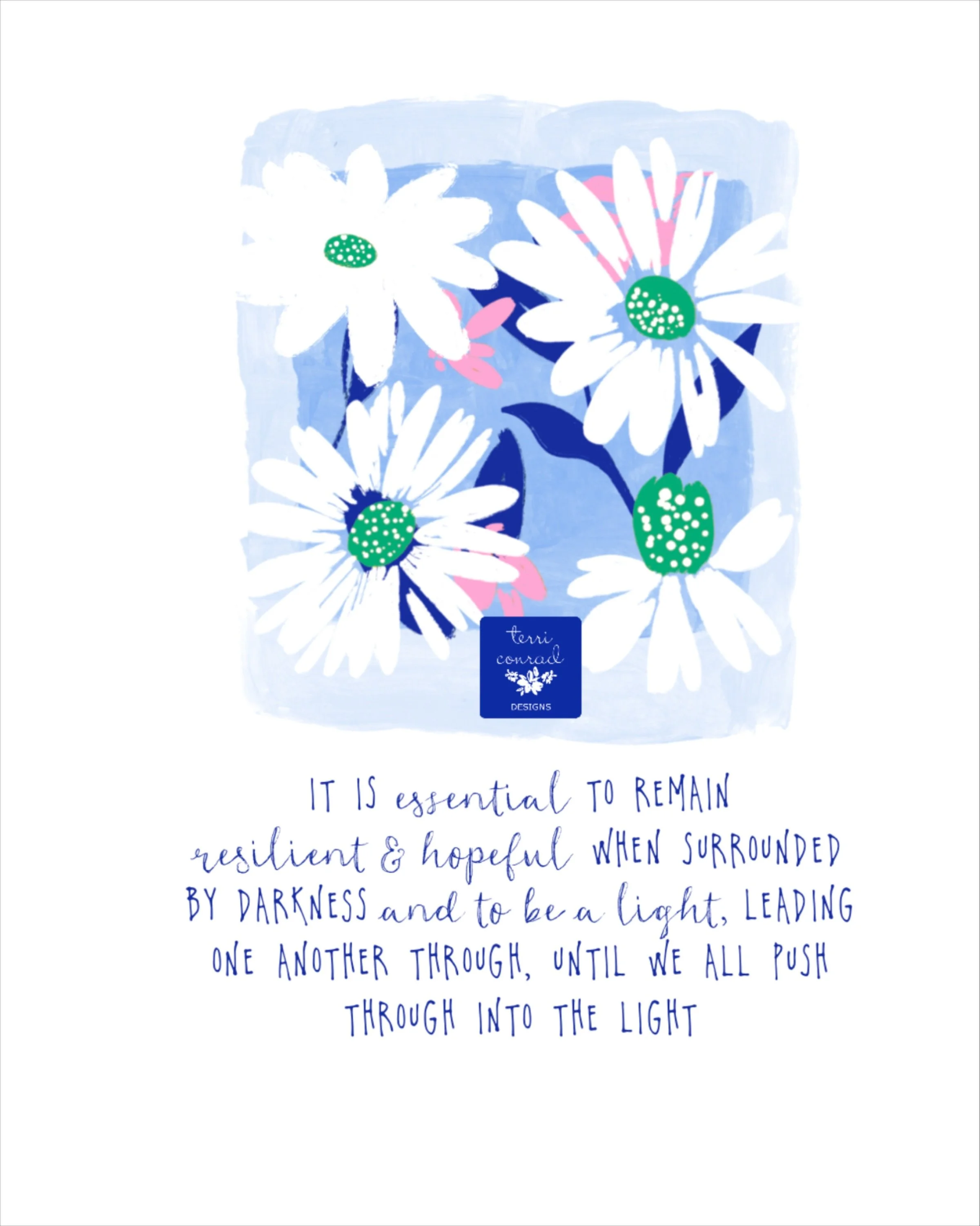 My hope, my prayer, is that those of us who are willing and able, be a bridge over these very troubled waters, and that peace, love, and light prevail, for all.

Today, and every day, create, discover &amp; grow.

Terri
All links are accessible in my