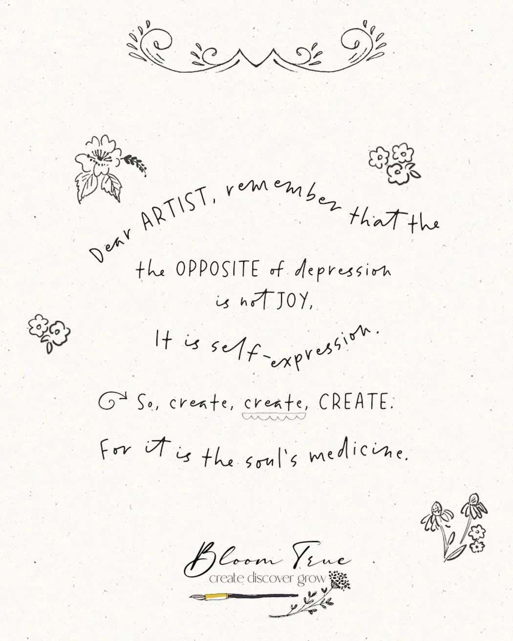 Remember, your creative process is a sacred unfolding of who you are meant to be.

Today, and every day, create, discover &amp; grow.

Terri
All links are accessible in my bio 💛☀️🖌️

#MindfulArt
#meditativeart
#artmeditation
#watercolormeditation
#