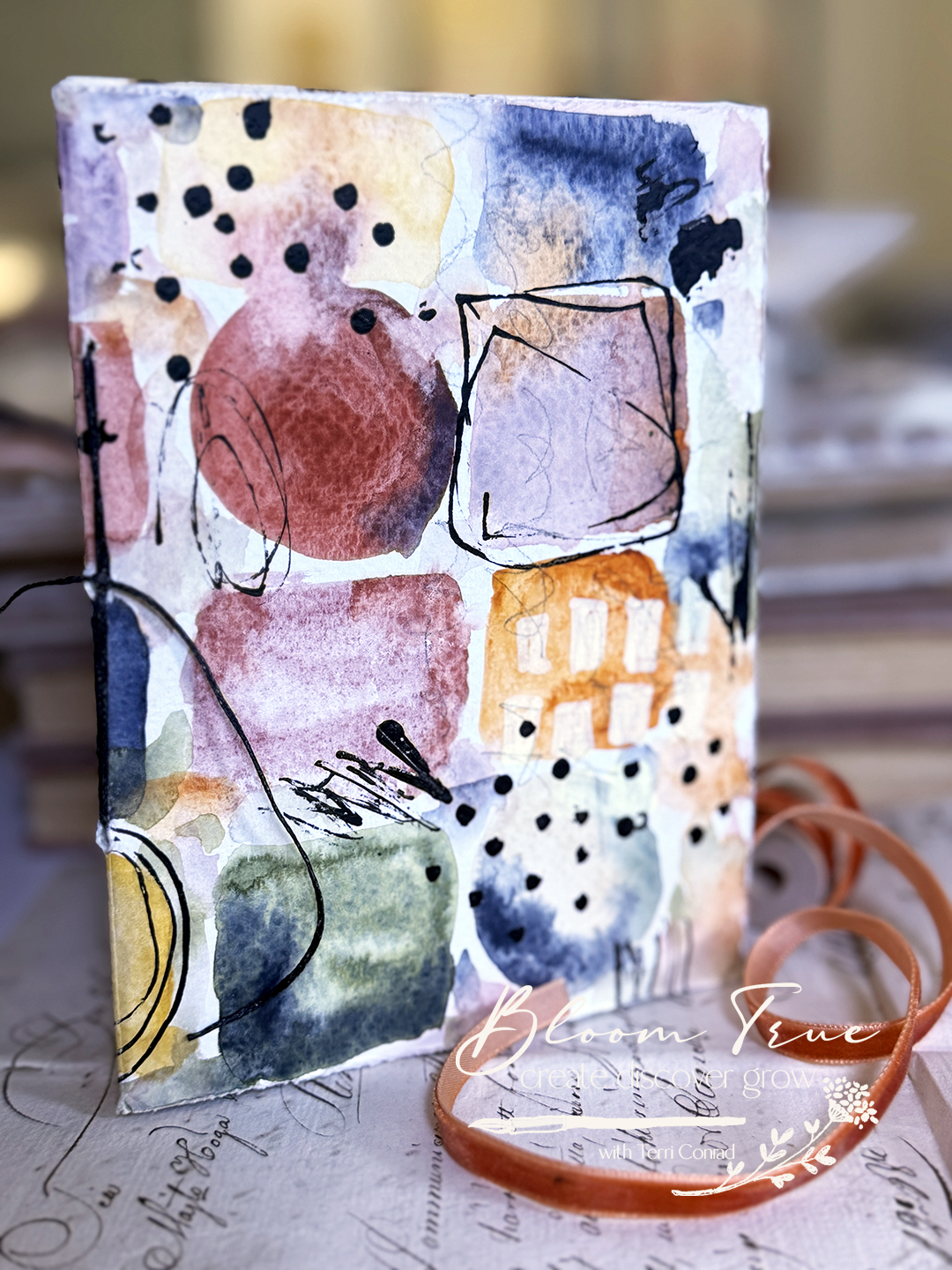 003 Mixed Media Collaged Art Journal Handmade bt Terri Conrad for Bloom True copy.png