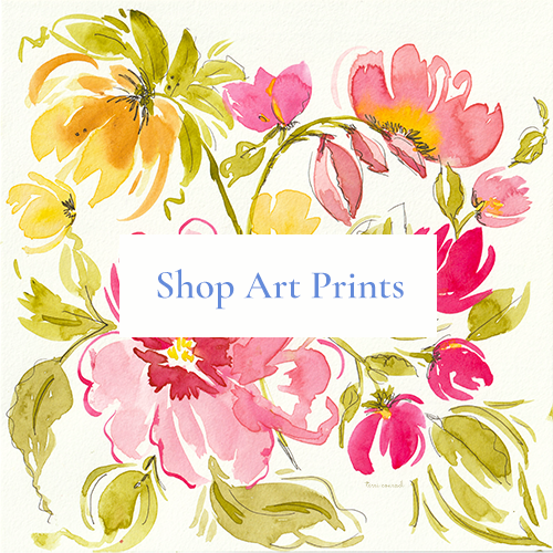 watercolor art prints by Terri Conrad Designs