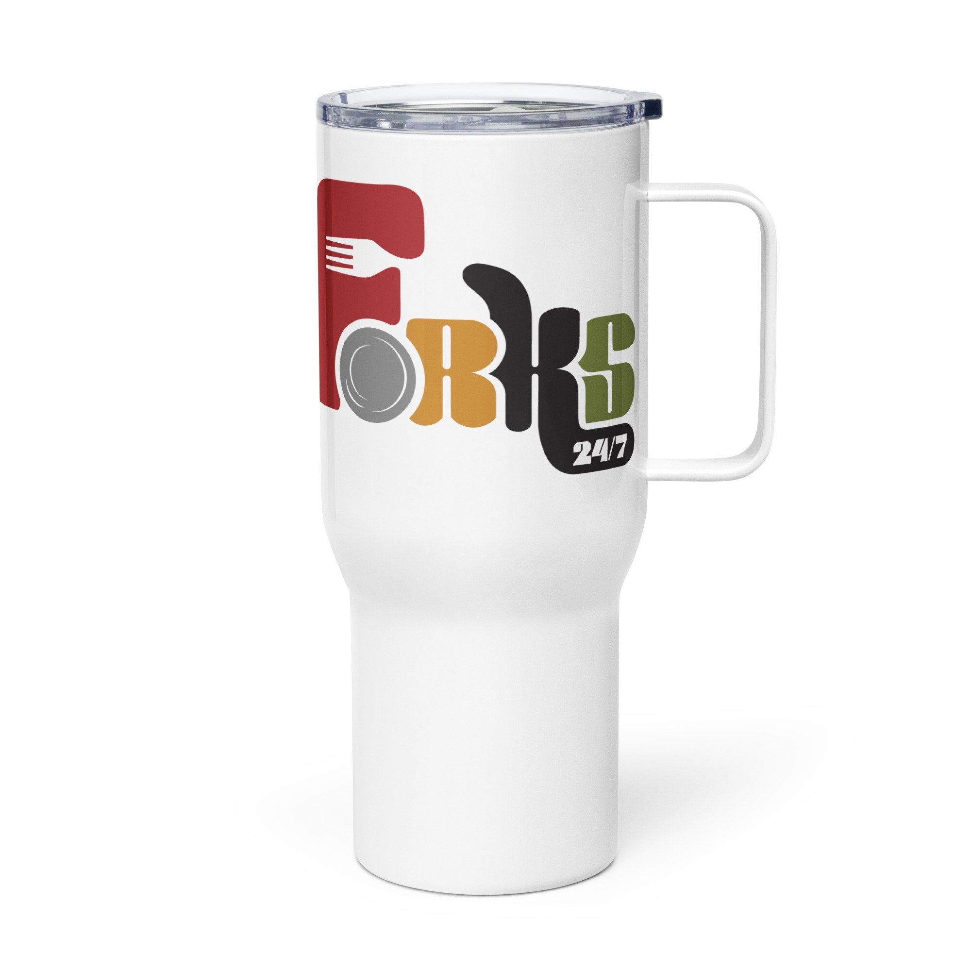 Forks247 Stainless Steel Travel Mug – Your Perfect Travel Companion!