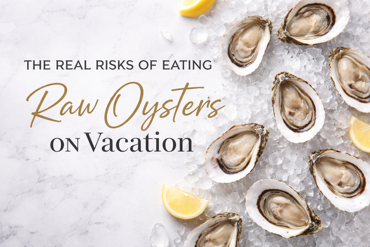 Raw Oysters, Raw Seafood &amp; Why Vacation Is the Worst Time to FAFO