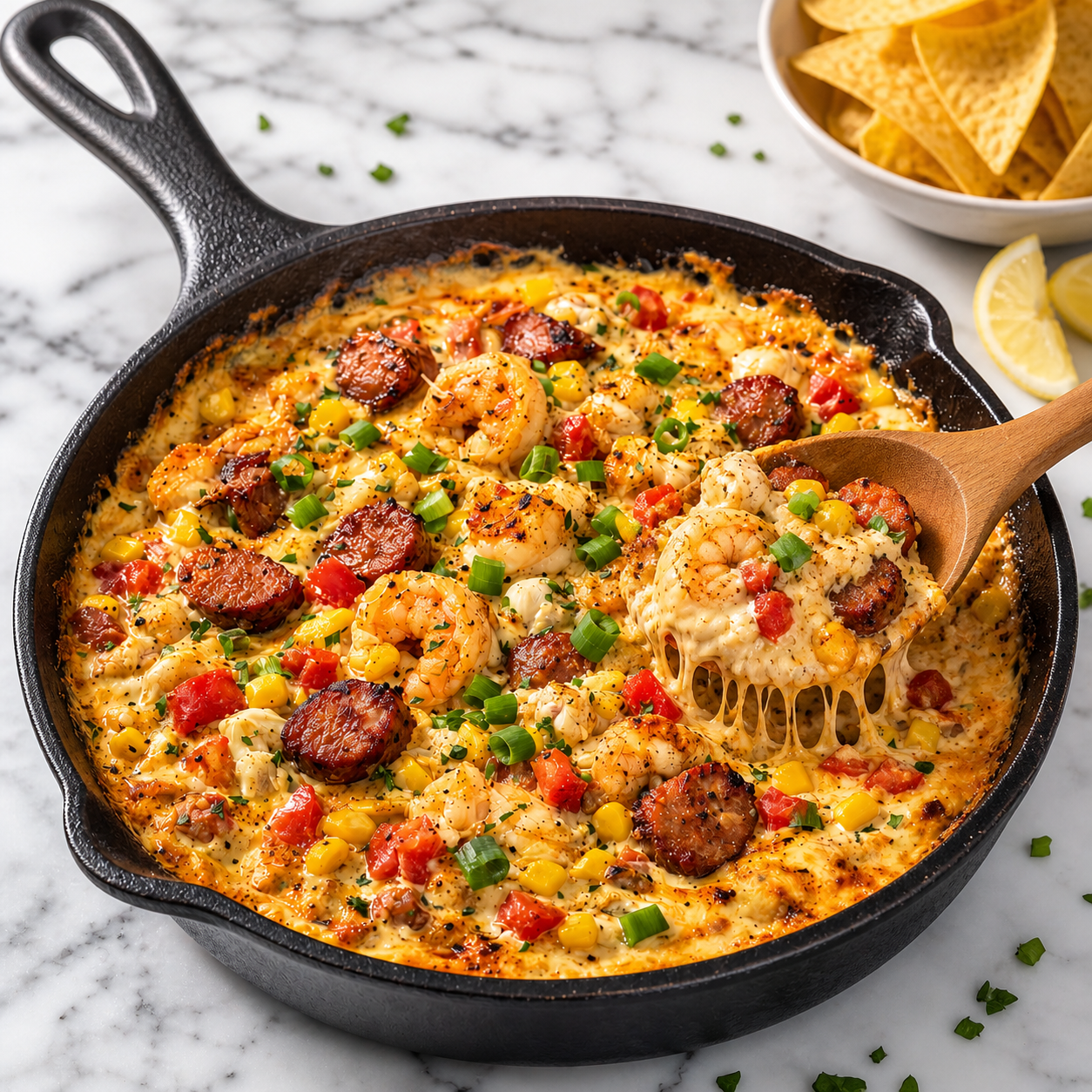 Low Country Cajun Seafood &amp; Andouille Dip