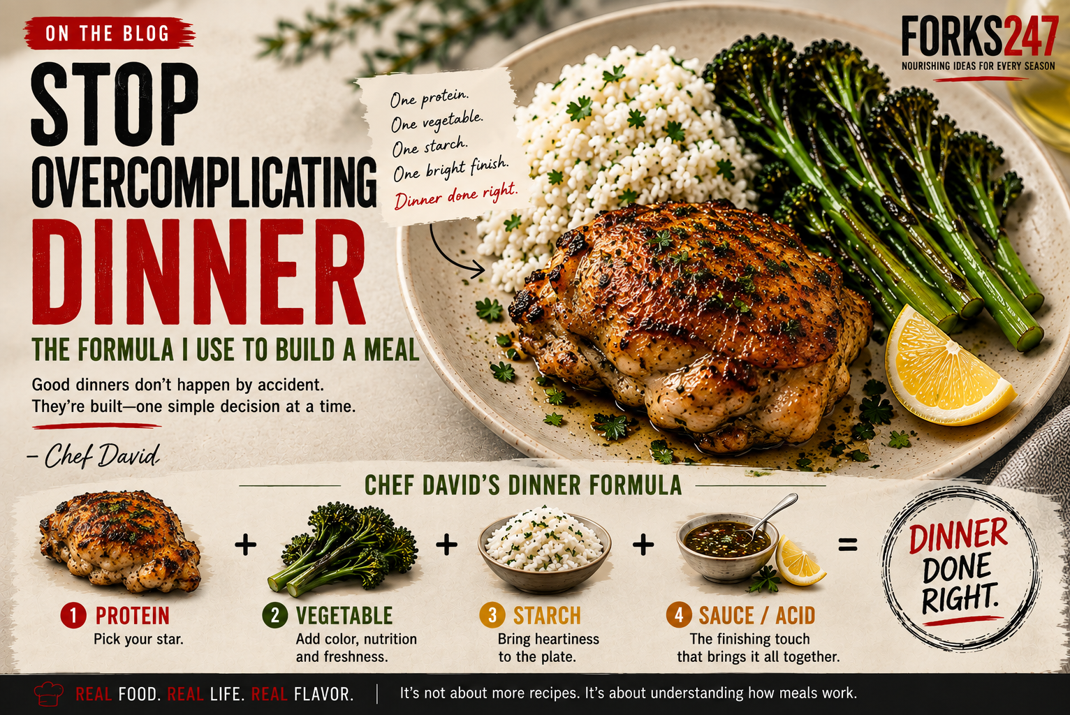 Stop Overcomplicating Dinner