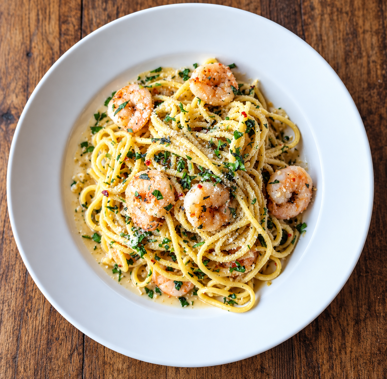 Tarragon Shrimp Scampi