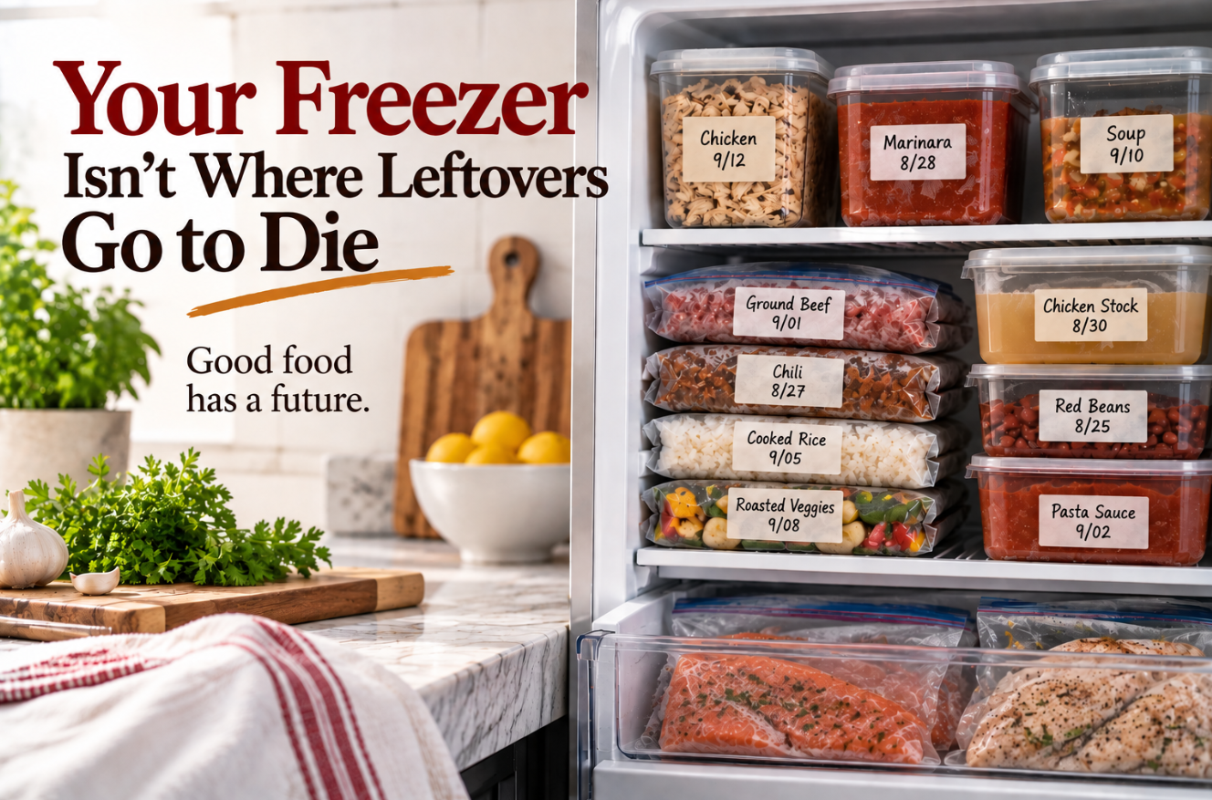 Your Freezer Isn’t Where Leftovers Go to Die